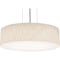 Afx Anton 19" LED Pendant - Satin Nickel Finish - Jute Shade ANP1932LAJUDSN-JT - alternate 1